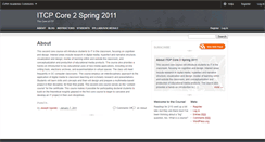 Desktop Screenshot of itcpcore2spring2011.commons.gc.cuny.edu