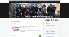Desktop Screenshot of geography.hunter.cuny.edu