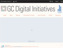 Tablet Screenshot of gcdi.commons.gc.cuny.edu