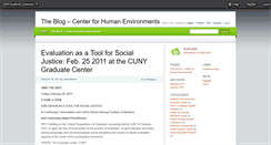 Desktop Screenshot of centerforhumanenvironments.commons.gc.cuny.edu