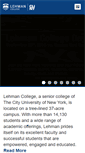 Mobile Screenshot of lcw.lehman.cuny.edu