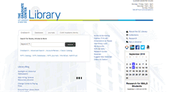 Desktop Screenshot of library.gc.cuny.edu