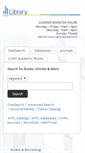 Mobile Screenshot of library.gc.cuny.edu