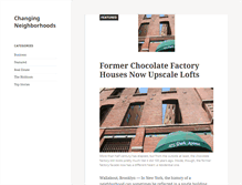 Tablet Screenshot of changingneighborhoods.journalism.cuny.edu
