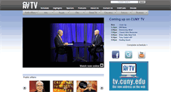 Desktop Screenshot of cuny.tv