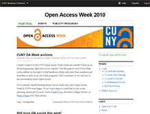 Tablet Screenshot of oaweek2010.commons.gc.cuny.edu