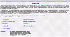 Desktop Screenshot of calculusplus.cuny.edu