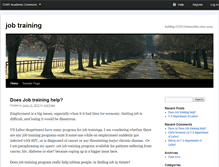 Tablet Screenshot of jobtraining.commons.gc.cuny.edu