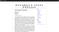 Desktop Screenshot of danabelleignes399.qwriting.qc.cuny.edu