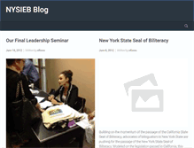 Tablet Screenshot of nysiebblog.ws.gc.cuny.edu