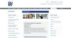 Desktop Screenshot of events.cuny.edu