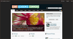 Desktop Screenshot of commons.gc.cuny.edu