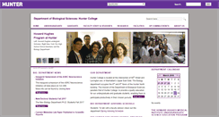 Desktop Screenshot of biology.hunter.cuny.edu