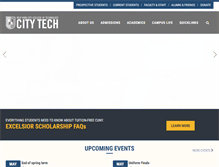 Tablet Screenshot of citytech.cuny.edu
