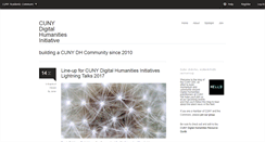 Desktop Screenshot of cunydhi.commons.gc.cuny.edu