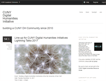 Tablet Screenshot of cunydhi.commons.gc.cuny.edu