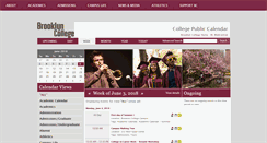 Desktop Screenshot of events.brooklyn.cuny.edu