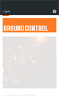 Mobile Screenshot of groundcontrol.commons.gc.cuny.edu