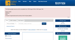 Desktop Screenshot of library.citytech.cuny.edu