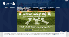 Desktop Screenshot of lehman.cuny.edu