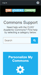 Mobile Screenshot of help.commons.gc.cuny.edu