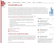 Tablet Screenshot of newmedialab.cuny.edu