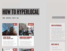 Tablet Screenshot of hyperlocal.journalism.cuny.edu