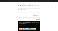 Desktop Screenshot of gdonovan.commons.gc.cuny.edu