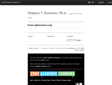 Tablet Screenshot of gdonovan.commons.gc.cuny.edu