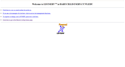 Desktop Screenshot of baruch.listserv.cuny.edu