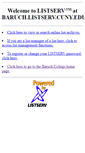 Mobile Screenshot of baruch.listserv.cuny.edu