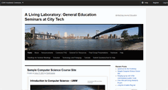 Desktop Screenshot of livinglab.commons.gc.cuny.edu