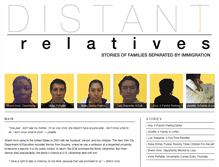 Tablet Screenshot of distantrelativesproject.journalism.cuny.edu